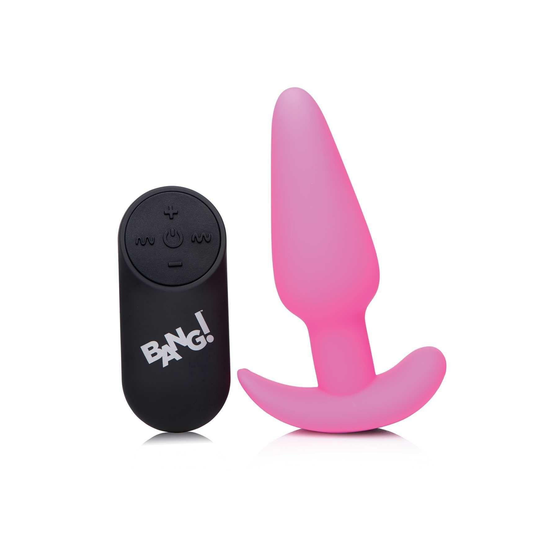 21X Vibrating Silicone Butt Plug  |  Anal Vibrators Anal Vibrators Anal Vibrators