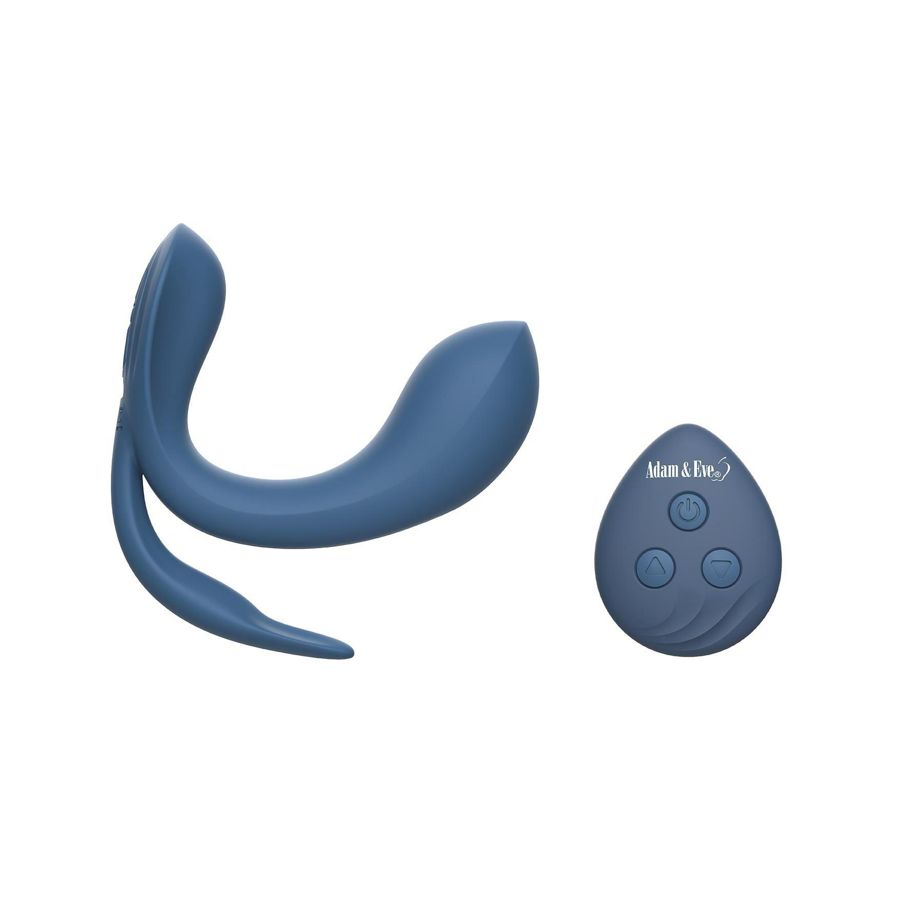 Adam & Eve Licking Vibrator With Remote Control  |  Clitoral Vibrators Clitoral Vibrators Blue