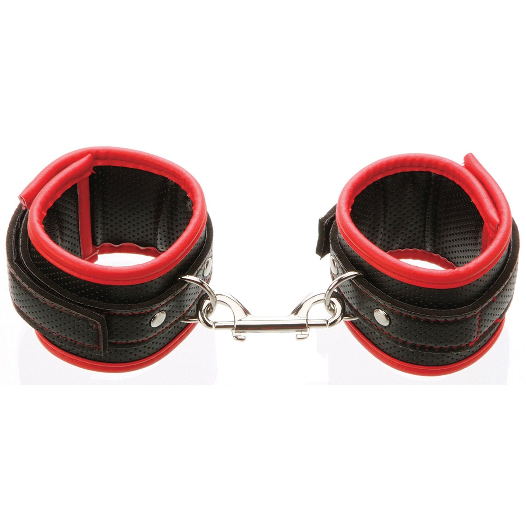 Adam & Eve Scarlet Couture Bound To Surrender Cuffs  |  Restraints Bondage Black