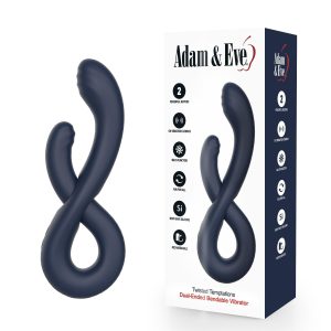 Adam & Eve Twisted Temptations Vibrator  |  Couples Vibrators Couples Vibrators Blue