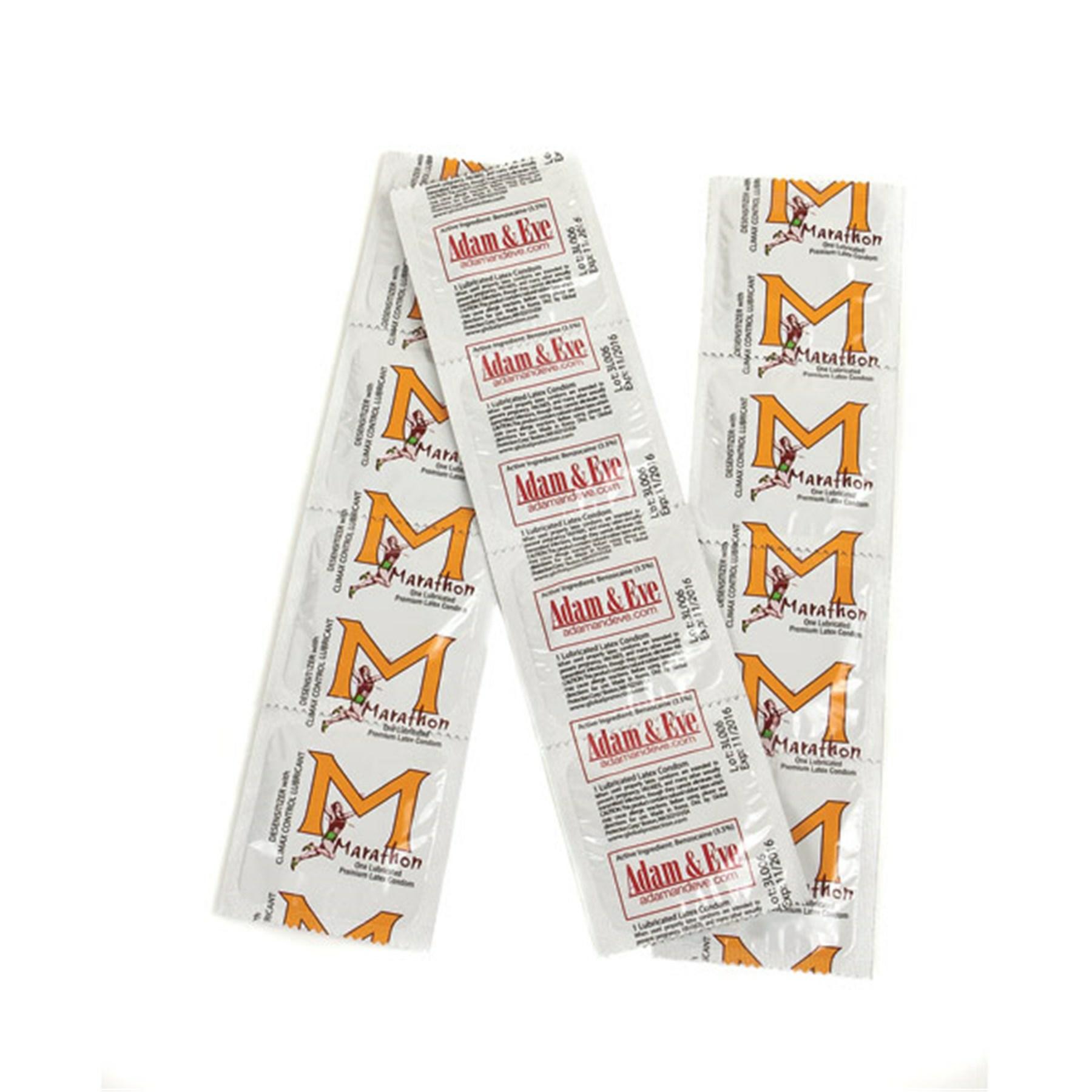 Adam & Eve’s Marathon Condoms 12Pk  |  Condoms Condoms Condoms