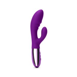 Chrome Blend Rabbit  |  Luxury Vibrators Luxury Vibrators Burgundy