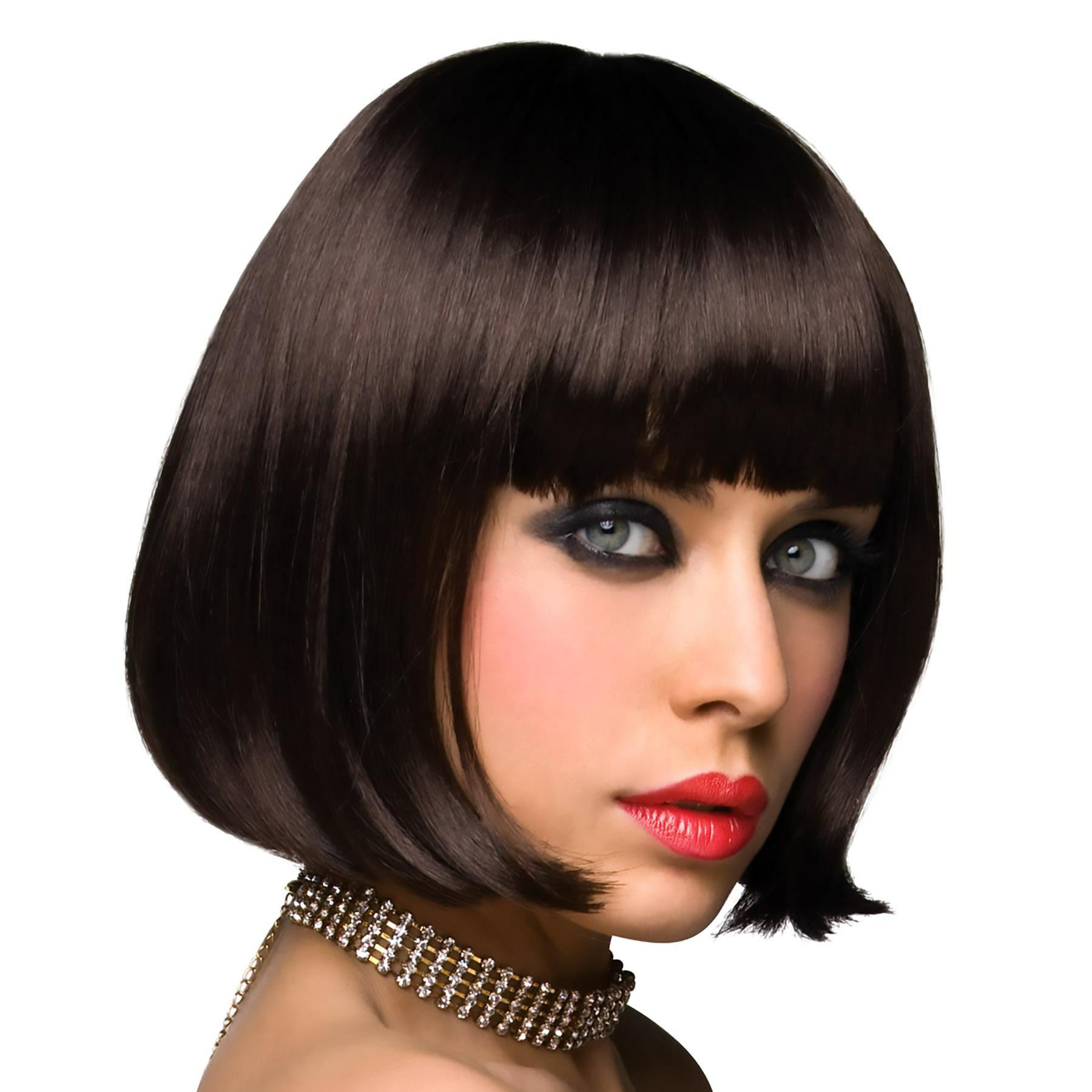 Cici Short Bob Pleasure Wig  |  Role Play Lingerie Black