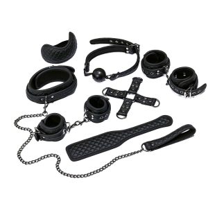 Eve’s Fetish Dreams Advanced Bondage Set – By Adam & Eve  |  Bondage Kits Bondage Black