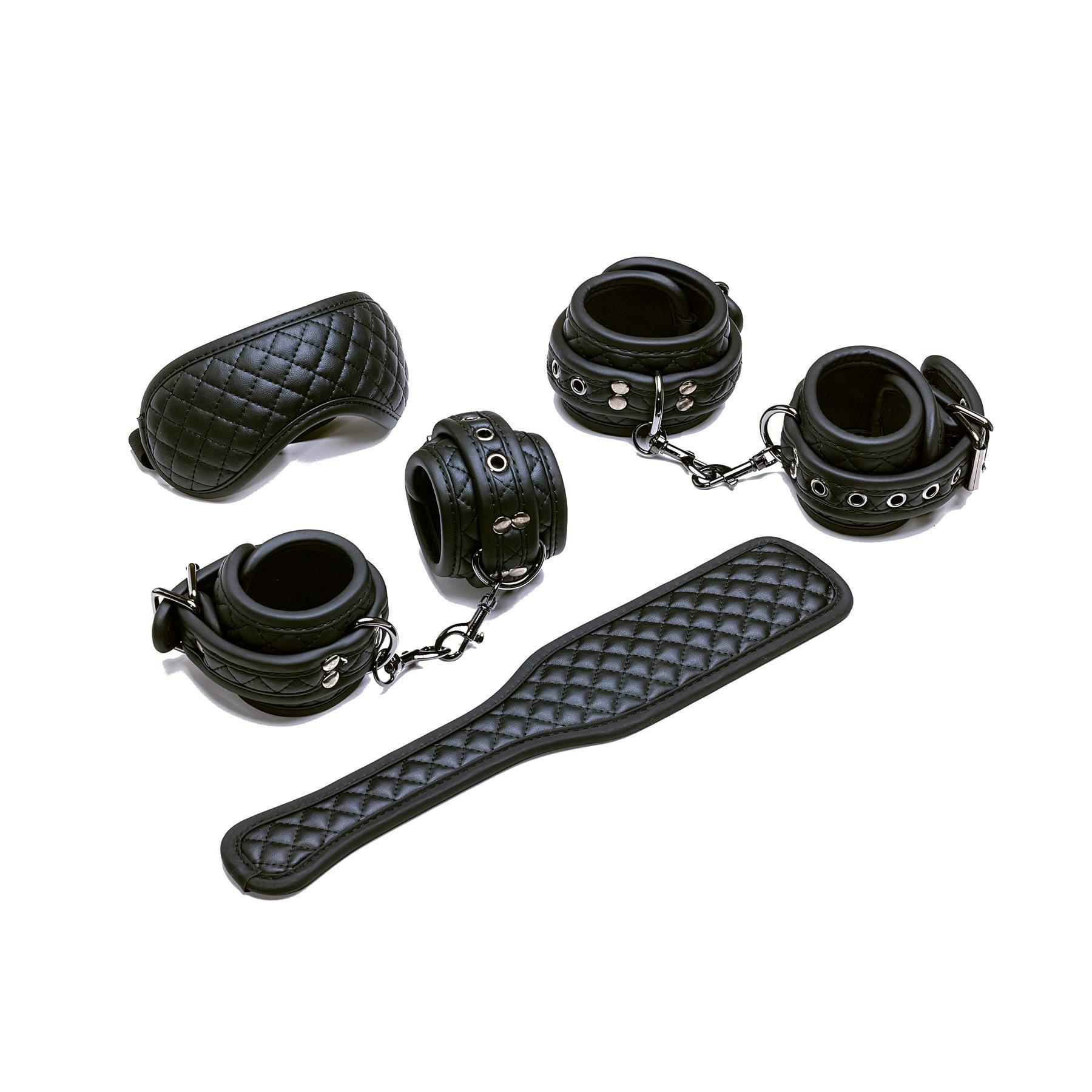 Eve’s Fetish Dreams Beginner Bondage Set – By Adam & Eve  |  Bondage Kits Bondage Black