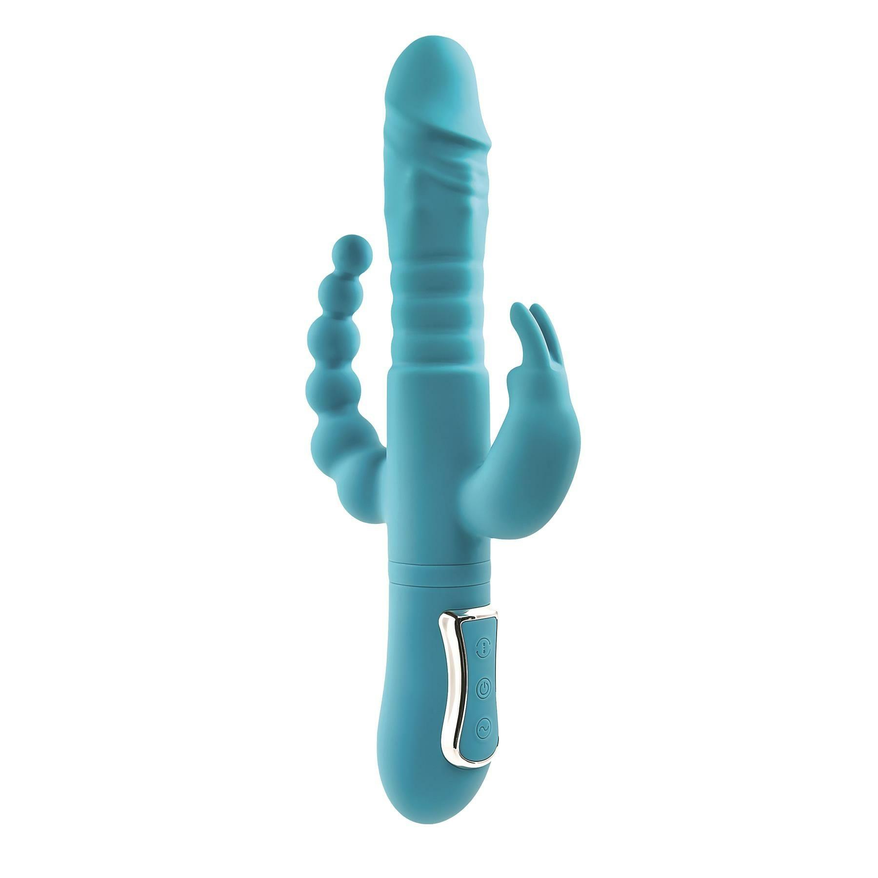 Eve’s Thrusting Triple Joy Rabbit – By Adam & Eve  |  Thrusting Vibrators Rabbit Vibrators Rabbit Vibrators