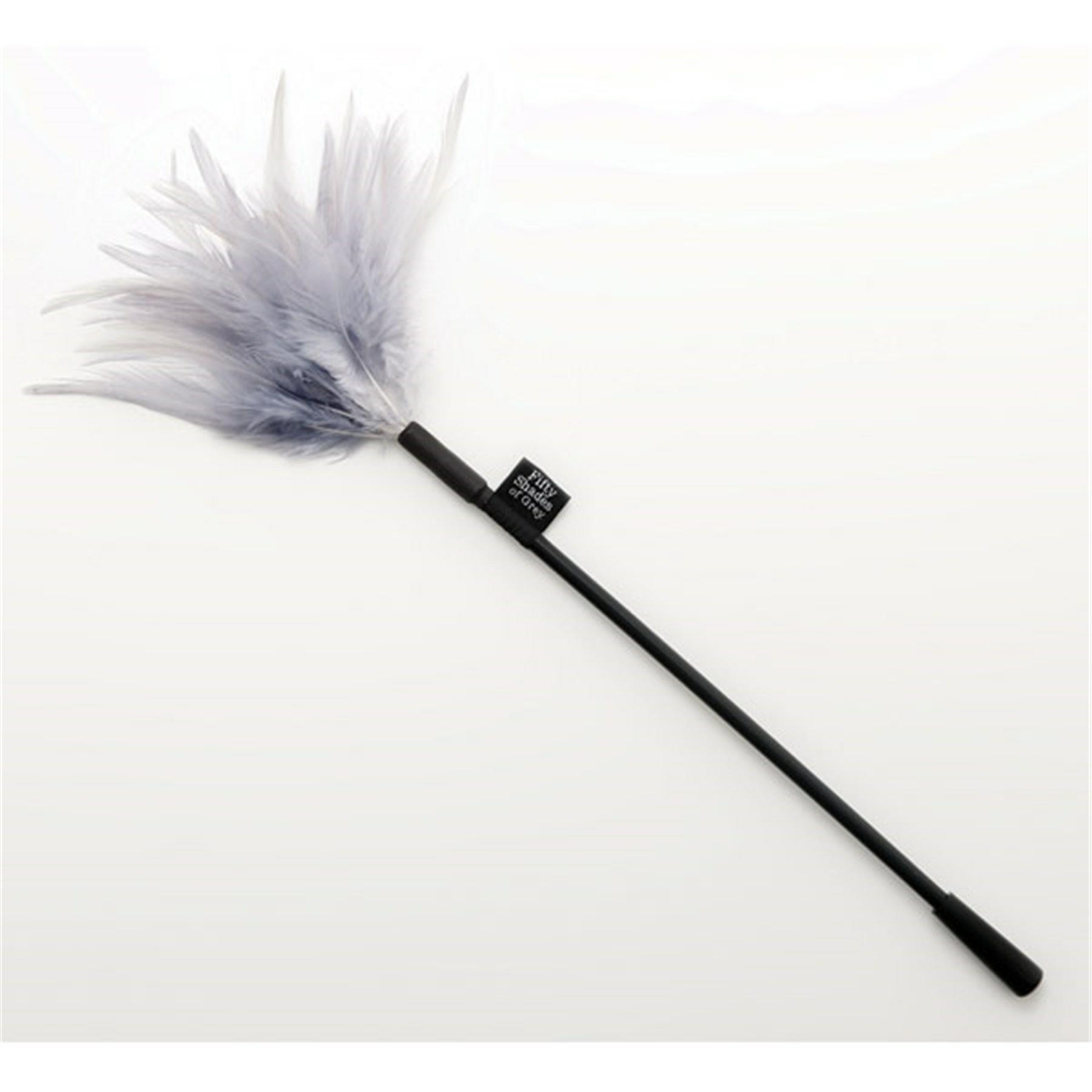 Fifty Shades Of Grey Tease Feather Tickler  |  Ticklers & Whips Bondage Gray