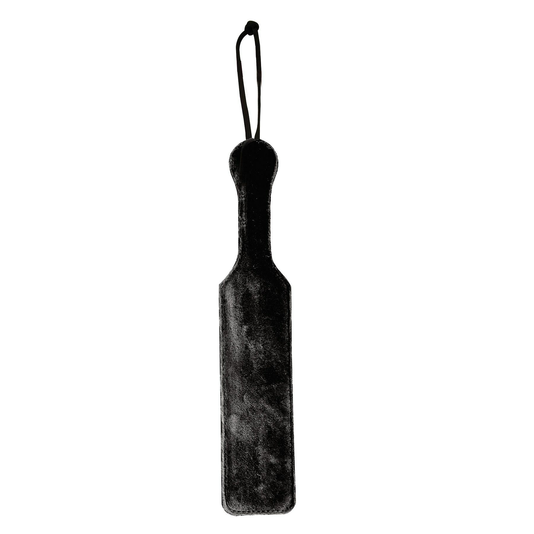 Fur Lined Paddle  |  Ticklers & Whips Bondage Black