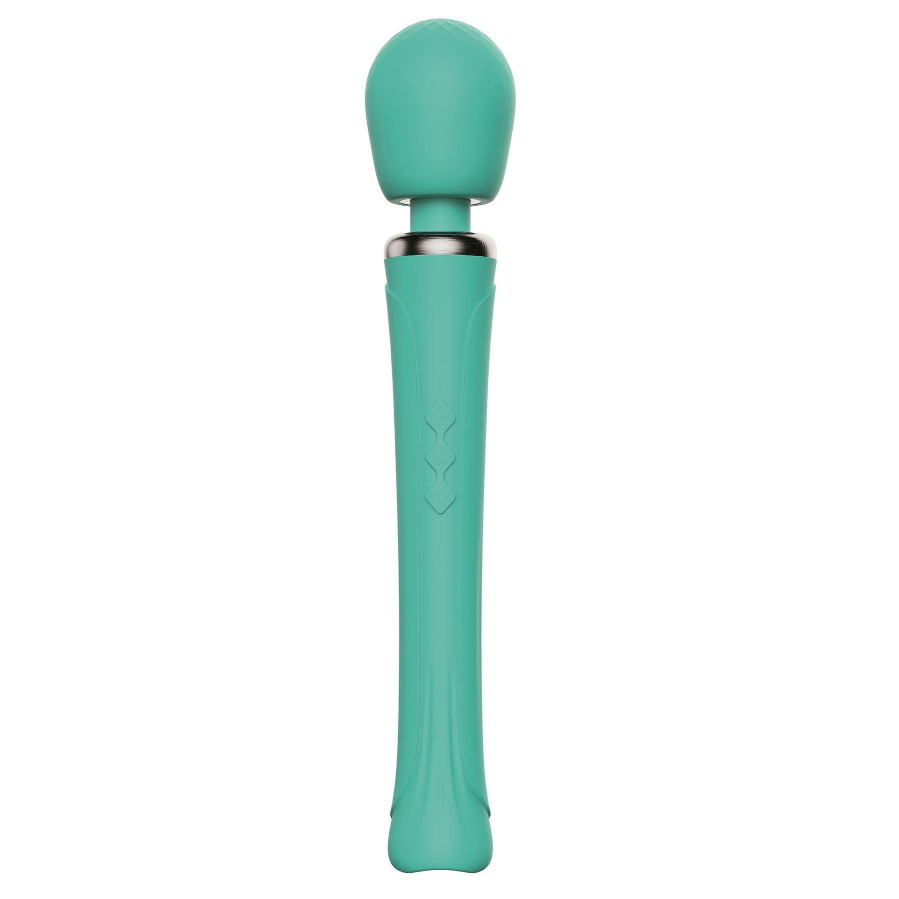 Glow Deluxe Wand Massager  |  Wand Massagers Luxury Vibrators Emerald