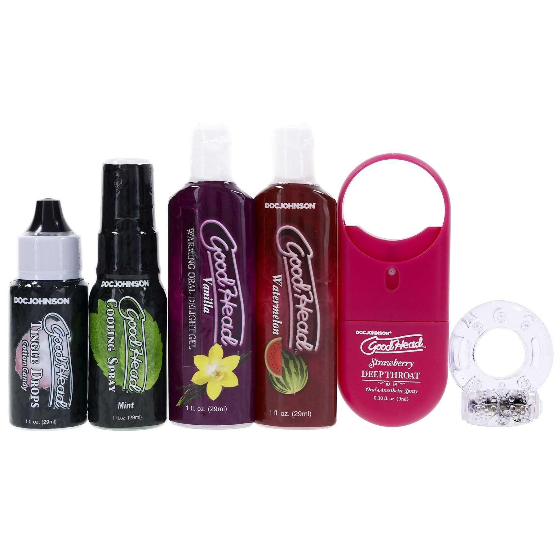 Goodhead Sensations Oral Pleasure Kit  |  Flavored Lubes Bath & Body Flavored Lubes