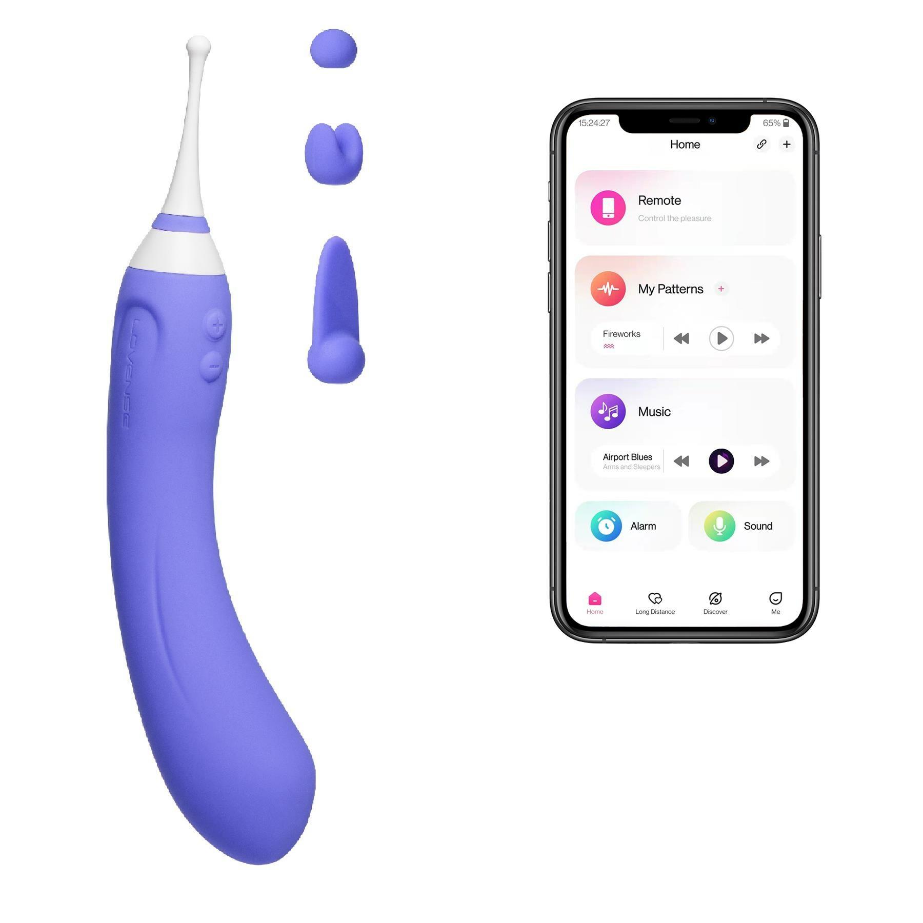 Hyphy Bluetooth Dual End Vibrator  |  Couples Vibrators Clitoral Vibrators Clitoral Vibrators