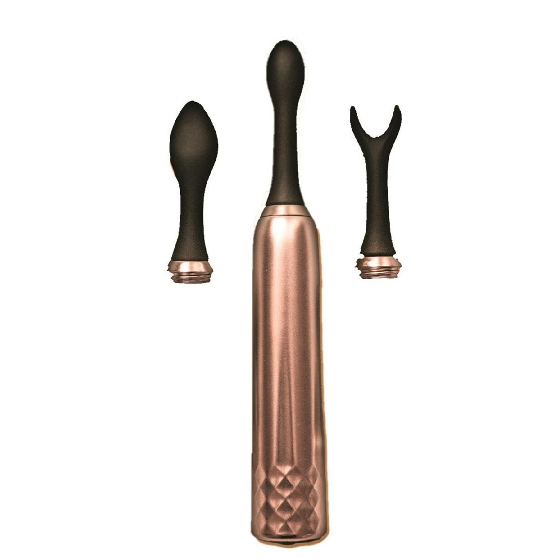 Intense Triple Tip Clitoral Massager With Attachments  |  Clitoral Vibrators Clitoral Vibrators Clitoral Vibrators