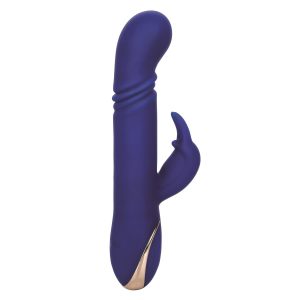 Jack Rabbit Signature Rechargeable Heated Thrusting Rabbit  |  Luxury Vibrators G-Spot Vibrators Blue