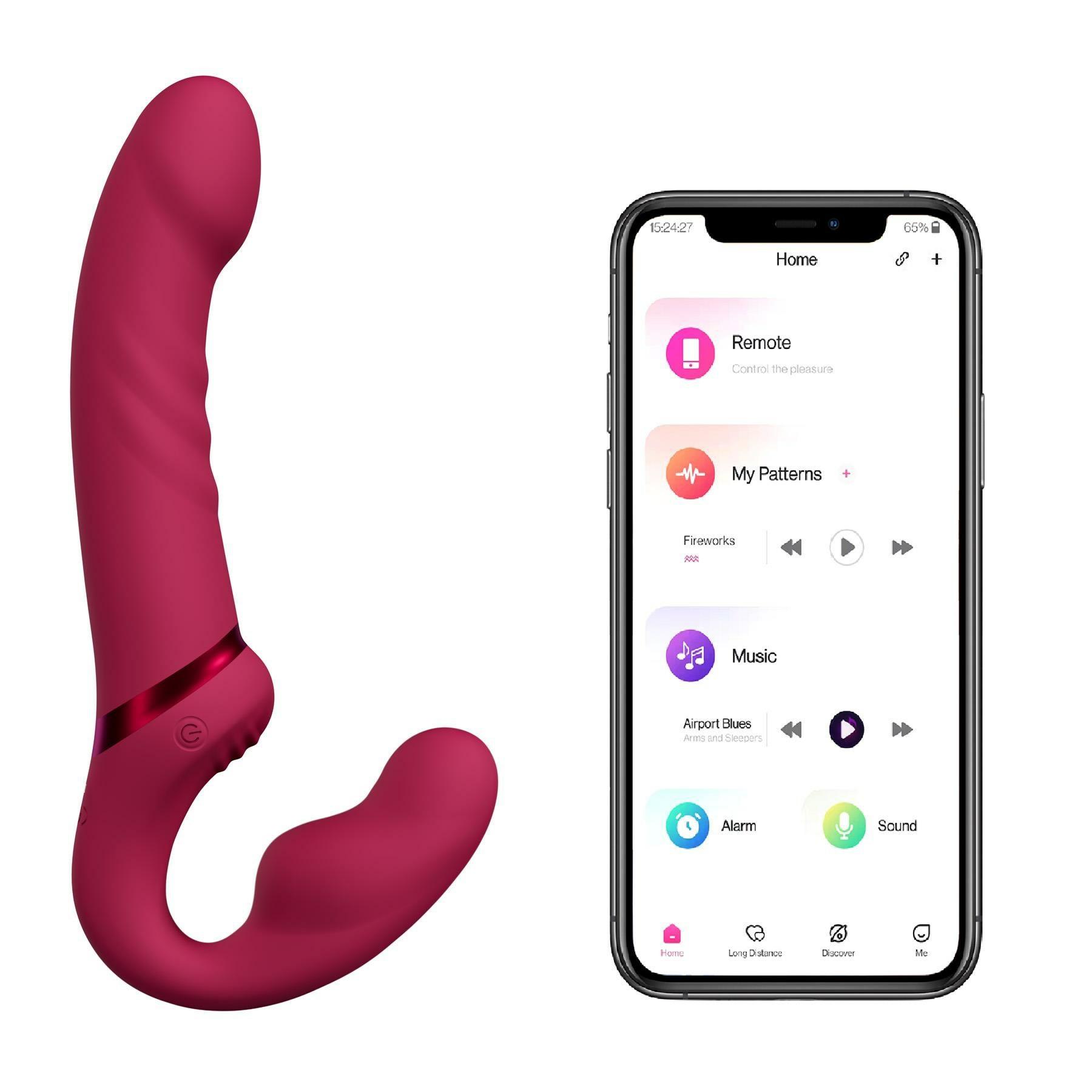 Lapis Bluetooth Strapless Strap-On  |  G-Spot Vibrators G-Spot Vibrators G-Spot Vibrators