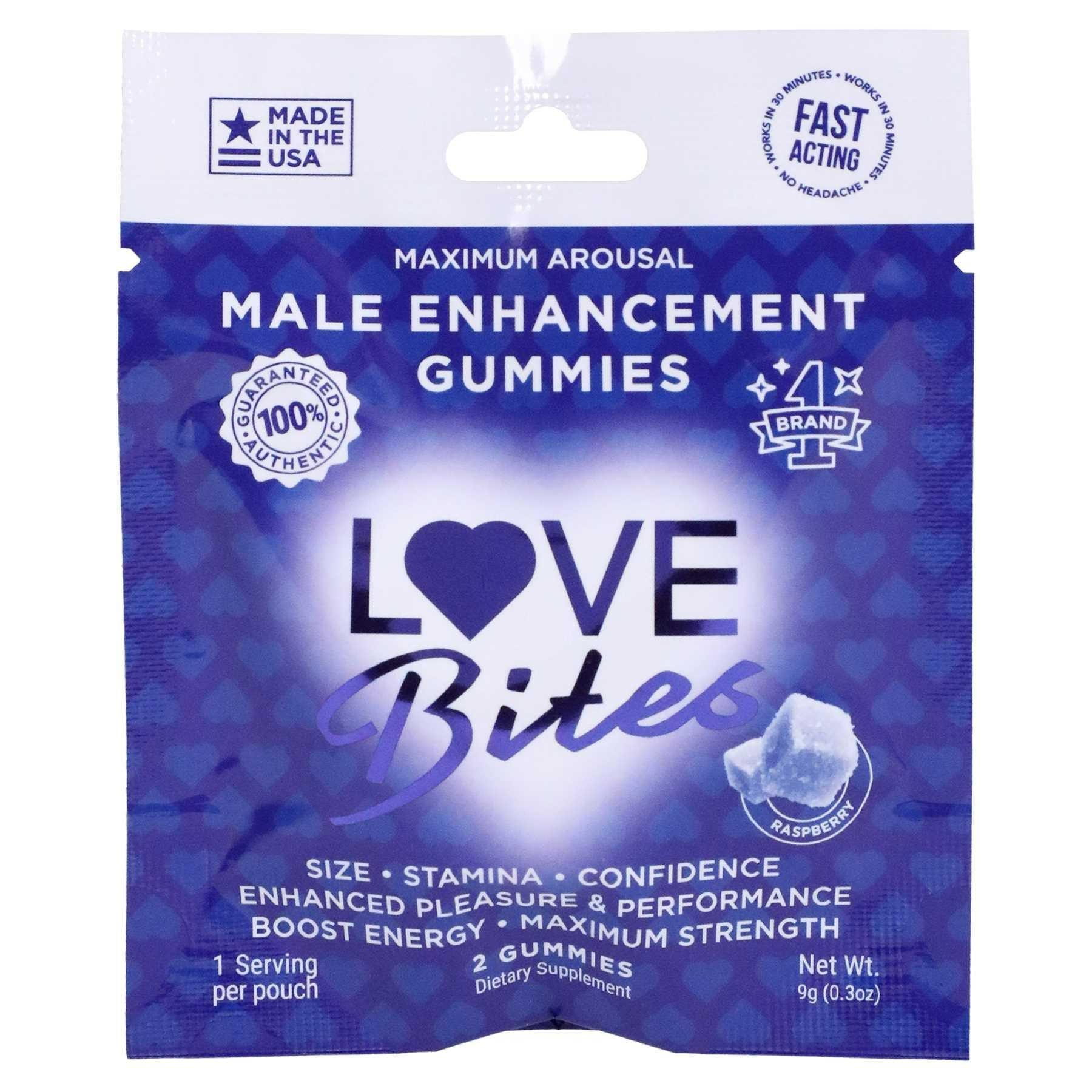 Love Bites Male Enhancement Gummies 2 Ct.  |  Male Sexual Enhancers Lubes Male Sexual Enhancers