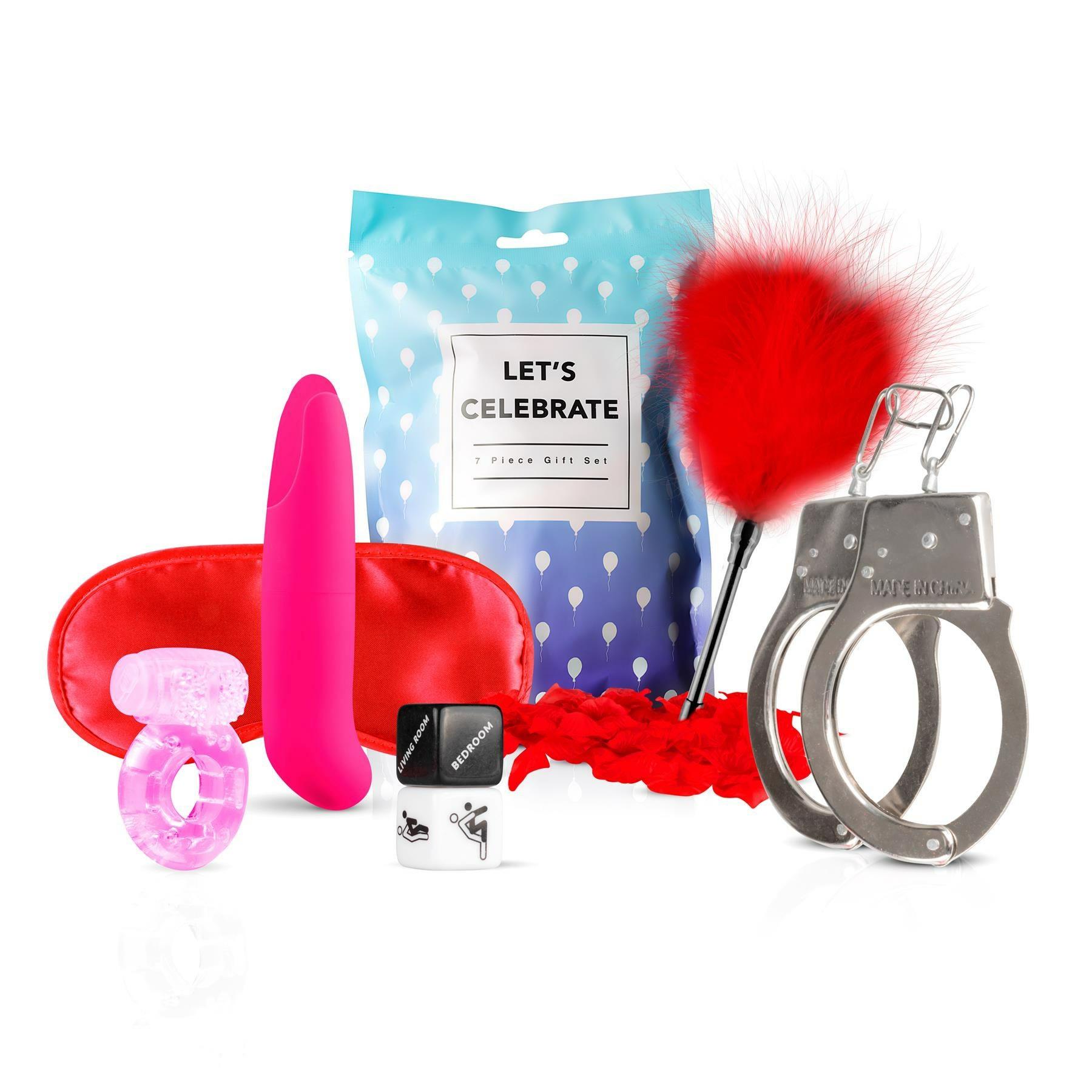 Loveboxxx Let’s Celebrate 7 Piece Gift Set  |  Bondage Kits Bondage Bondage Kits