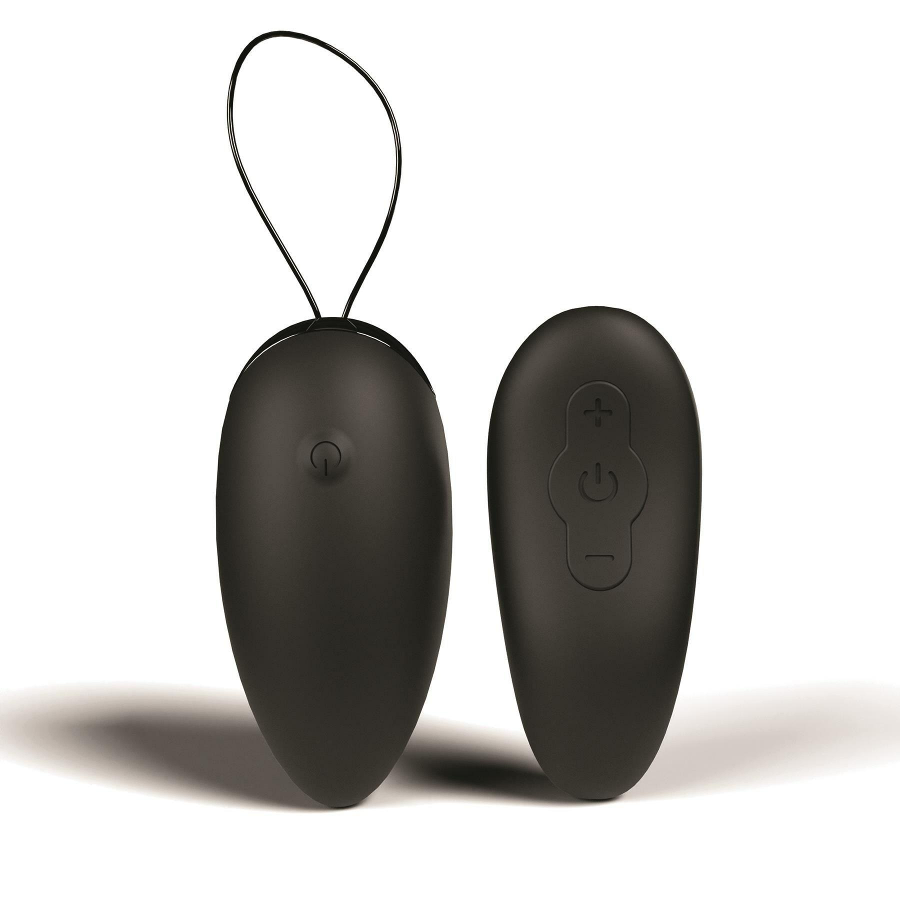 Premium Rechargeable Remote Egg  |  Bullet Vibrators Bullet Vibrators Black