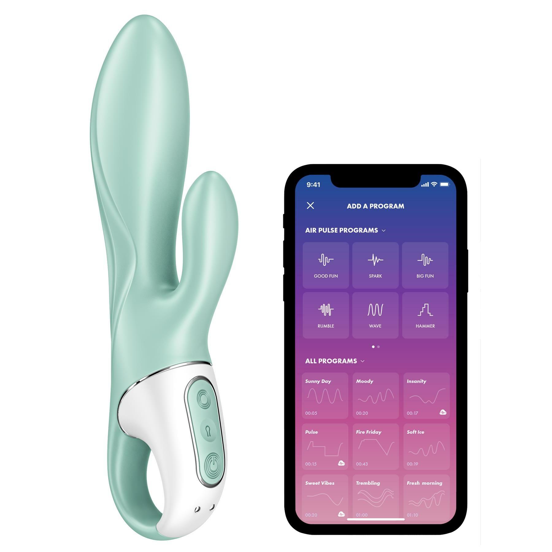 Satisfyer Air Pump Inflatable Bunny  |  Rabbit Vibrators Couples Vibrators Couples Vibrators