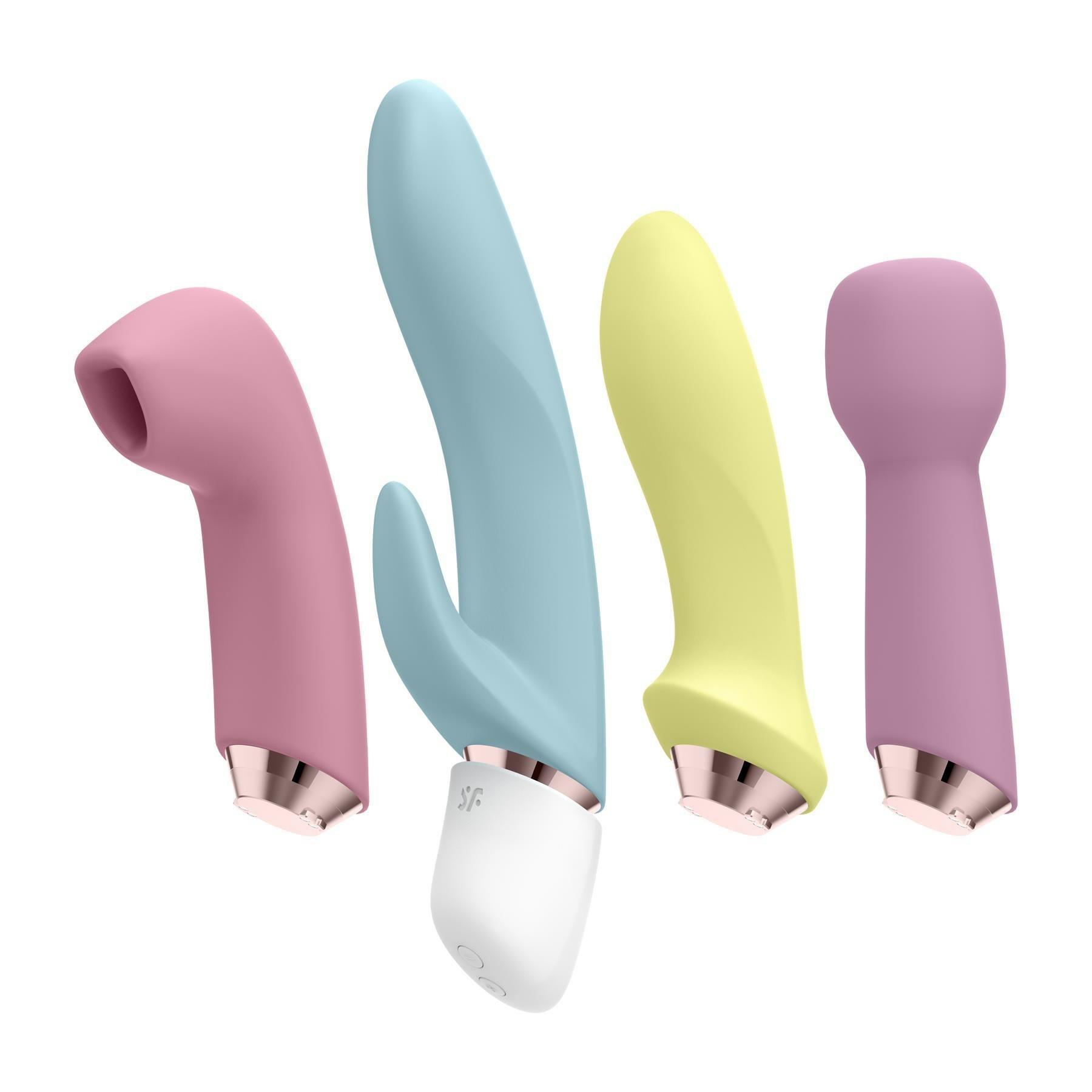 Satisfyer Marvelous Four Air Pulse Vibrator Set  |  Couples Vibrators Clitoral Vibrators Assorted