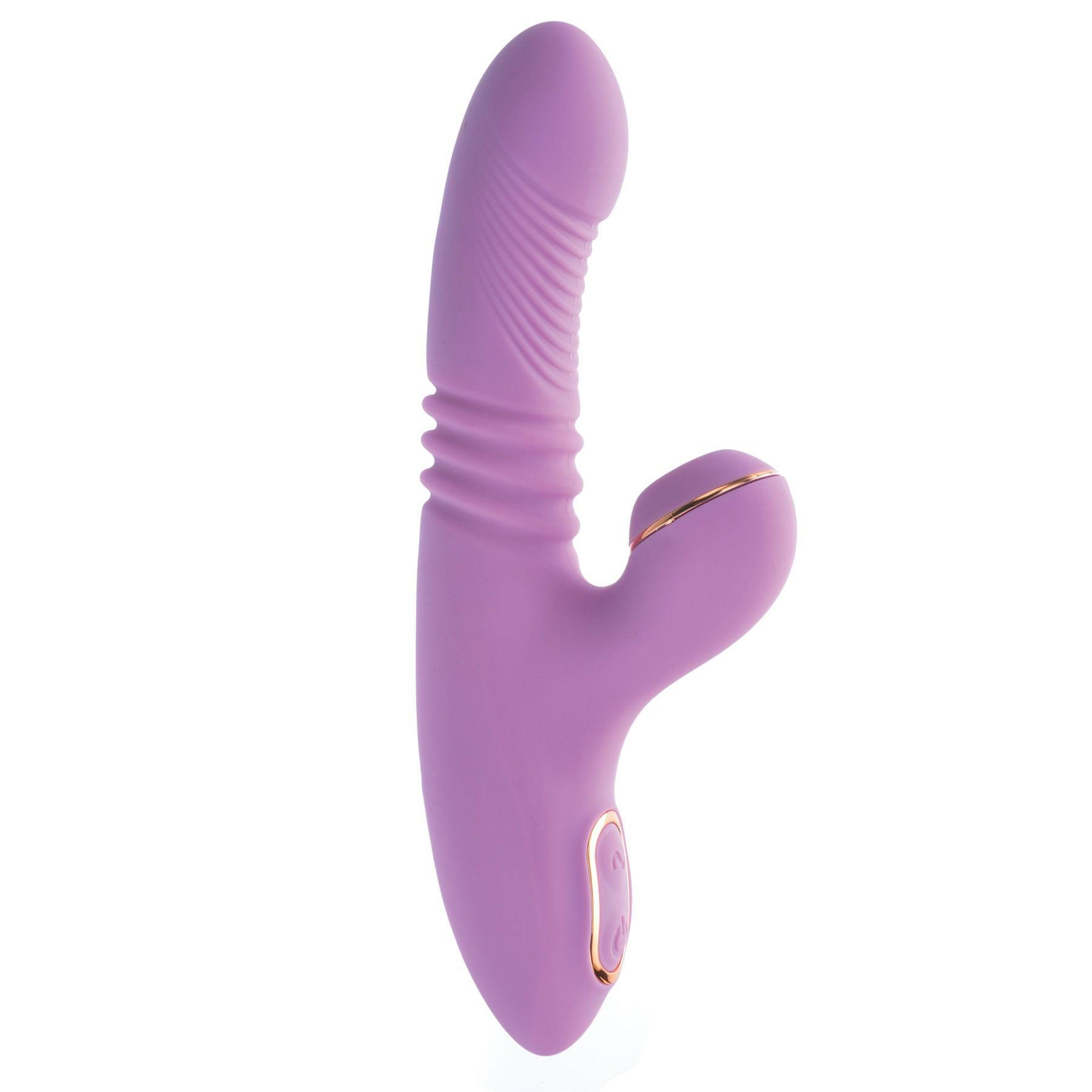 Shegasm Pro-Thruster Suction Rabbit  |  Rabbit Vibrators Rabbit Vibrators Purple