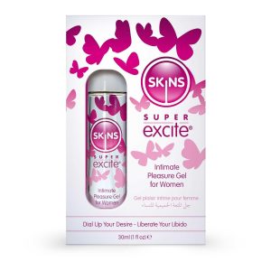 Skins Super Excite Pleasure Gel For  |  Female Sexual Enhancers Lubes Female Sexual Enhancers