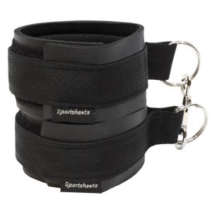 Sports Cuffs  |  Restraints Bondage Black