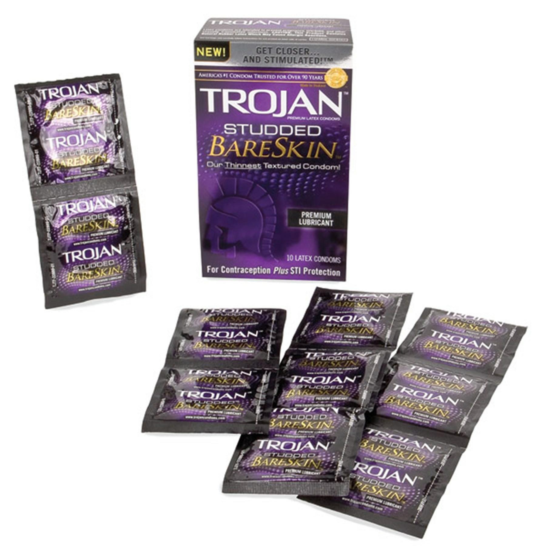 Studded Bareskin Condom 10 Ct.  |  Condoms Condoms Condoms