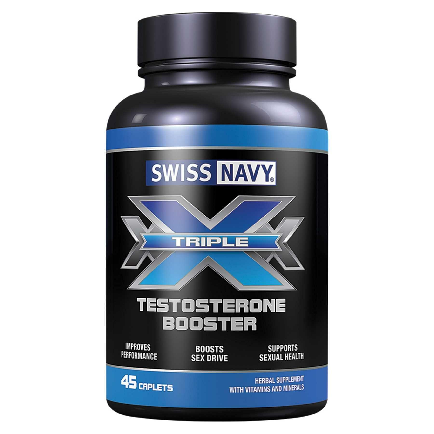 Triple X Testosterone Booster Daily Supplement  |  Supplements Lubes Supplements