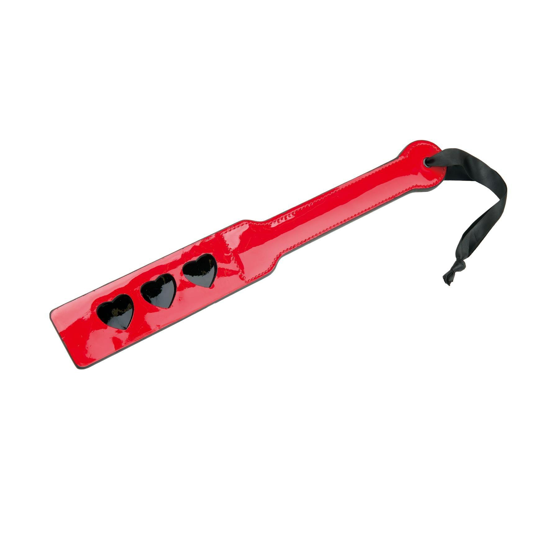 Whipsmart Heartbreaker Spanking Paddle  |  Ticklers & Whips Bondage Red