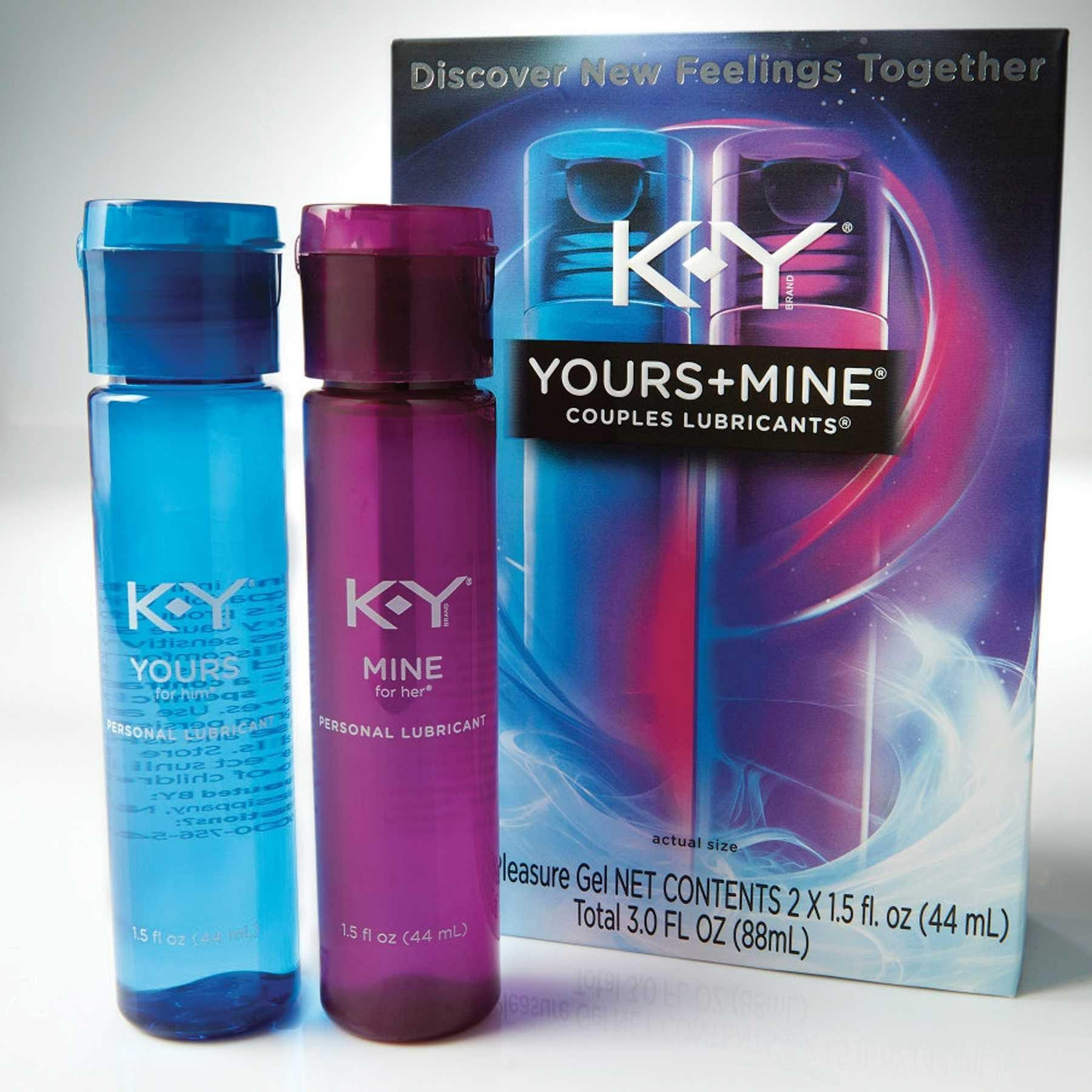 K-Y Yours & Mine Couples Lubricant  |  Water Based Lubes Lubes Water Based Lubes