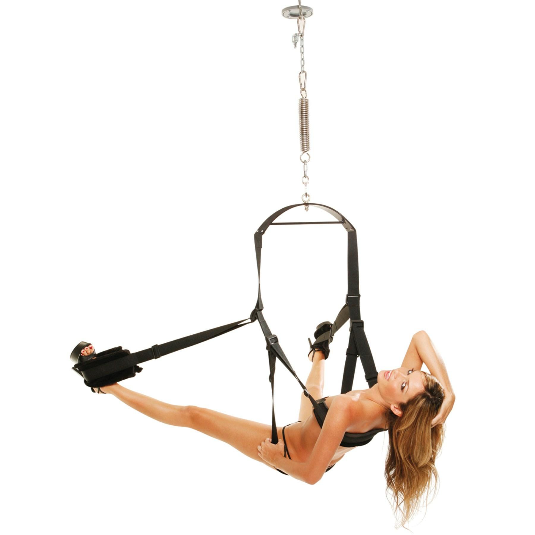 Fetish Fantasy Spinning Swing  |  Sex Swings Bondage Black